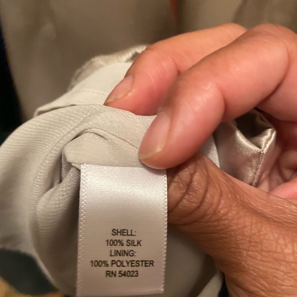 Banana republic raw silk dress, size 12 NWT - Picture 5 of 5